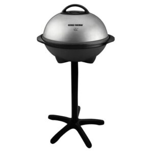 George Foreman 15-Serving Indoor/Outdoor Electric Grill,Silver,GGR50B