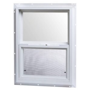 TAFCO Windows 18 in. x 24 in. Single Hung Vinyl Window - White VSH1824