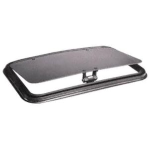 CRL Np1732b6h SFC 17 inch x 32 inch Newport Sunroof with Molded Trim Ring - Solar High Performance Glass,Black