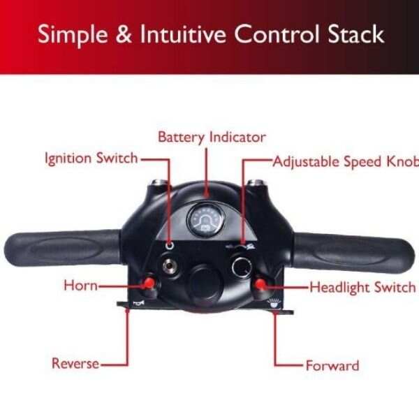 Zip'r Roo 4 Wheel Mobility Travel Scooter – Bild 10