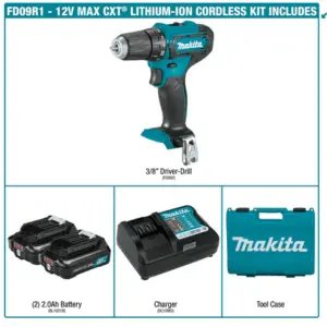 Alternative view of Makita 12V max CXT Lithium?Ion Cordless 3/8 Inch Driver?Drill Kit 2.0Ah Factory Serviced