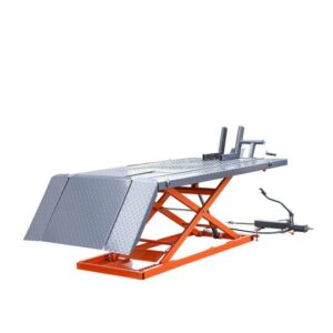 TMG-1500PML 1500-lb Portable Motorcycle/ATV Scissor Lift,48'' Work Platform,Air and Foot Pedal Operating
