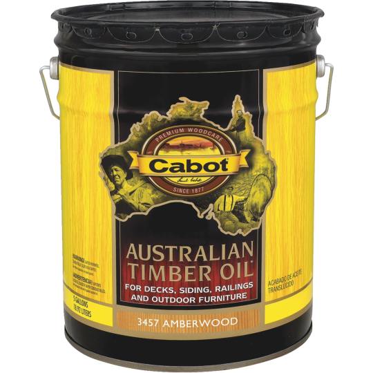 Cabot 3457 Australian Timber Oil,Amberwood 5G