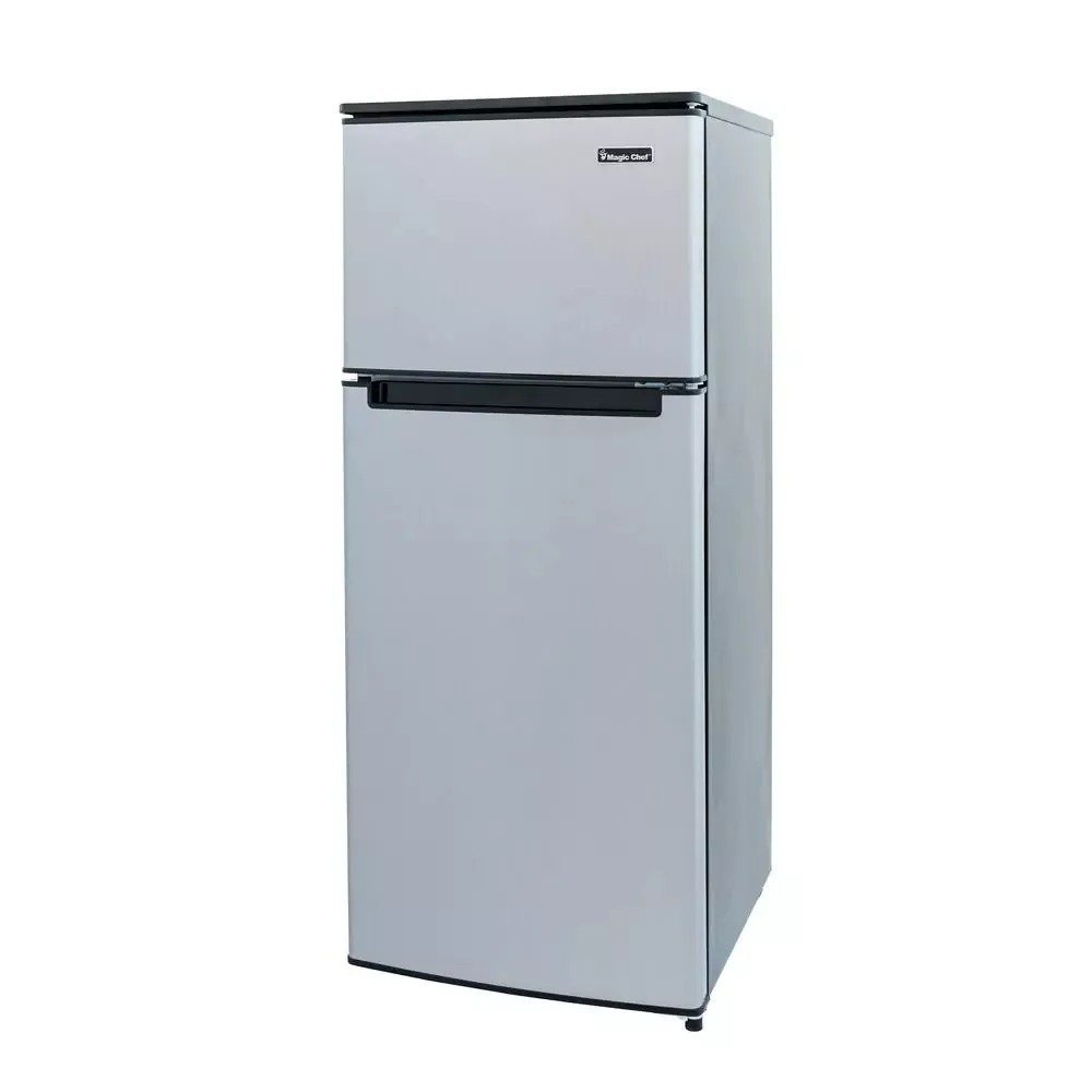 4.5 cu. ft. 2 Door Mini Refrigerator in Stainless Look with Freezer – Bild 3