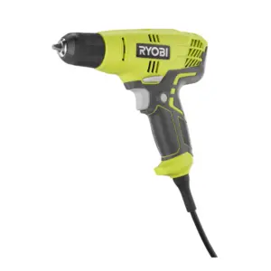 Alternative view of Ryobi 5.5 Amp Corded 3/8in. Variable Speed Compact Drill/Driver With Bag Damaged Box