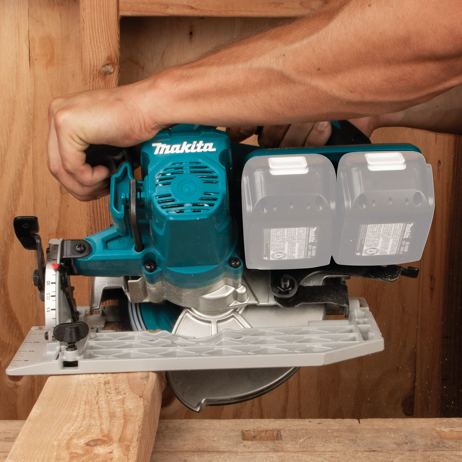 Makita 36 Volt LXT Brushless 7 1/4 Inch Circular Saw Factory Serviced (Tool Only) – Bild 11