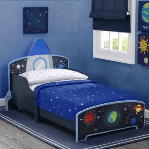 Delta Children Space Adventures Rocket Ship Wood Toddler Bed