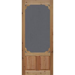 Kimberly Bay 36 in. x 80 in. Woodland Cedar Screen Door