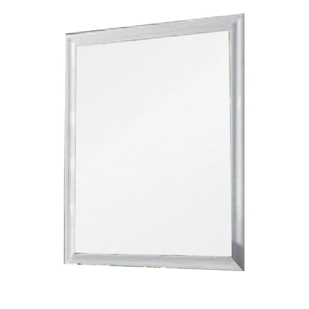 Tyra 39 Inch Wall Mirror,Rectangular Wood Frame,White By Casagear Home – Bild 2