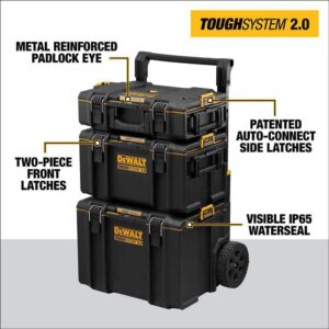 Alternative view of TOUGHSYSTEM 2.0 24 in. Tower Tool Box System (3 Piece Set) DWST60437