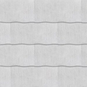 GAF WeatherSide Purity Wavy 12 x 24 in. Fiber Cement Shingle Siding (18/bundle),Men's