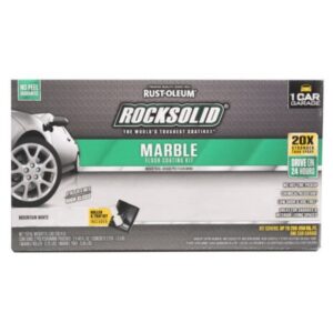 Rust-Oleum RockSolid Marble Mountain White Floor Coating Kit 80 oz