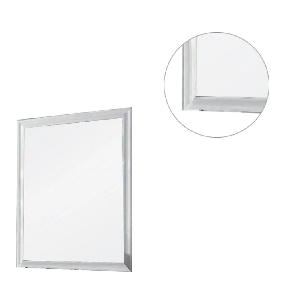 Tyra 39 Inch Wall Mirror,Rectangular Wood Frame,White By Casagear Home – Bild 5