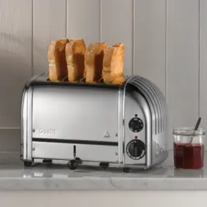 Alternative view of Dualit New Generation Classic 4-Slice Toaster in Stainless Steel