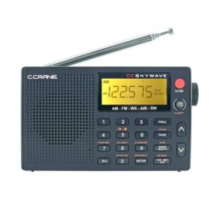 C. Crane Skywave Am,FM,Shortwave,Weather and Airband Portable Travel Radio