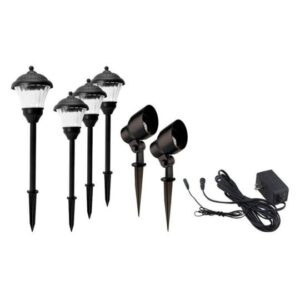 Better Homes and Gardens 6-Piece Archdale QuickFit LED Pathway Lighting Set