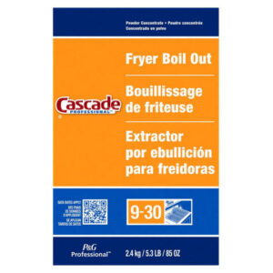 Cascade Professional Fryer Boil Out,Concentrated Powder,85 oz. Box,6/Case