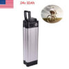 X-Go 24V 10Ah 250W Fish Li-ion Lithium Battery for Electric Bicycles E-Bike US