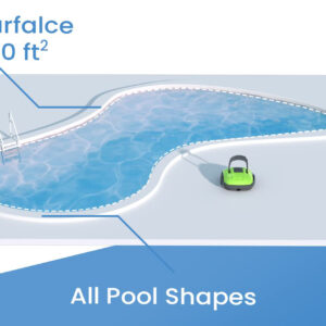 Alternative view of Corporationless swimming pool cleaning robot