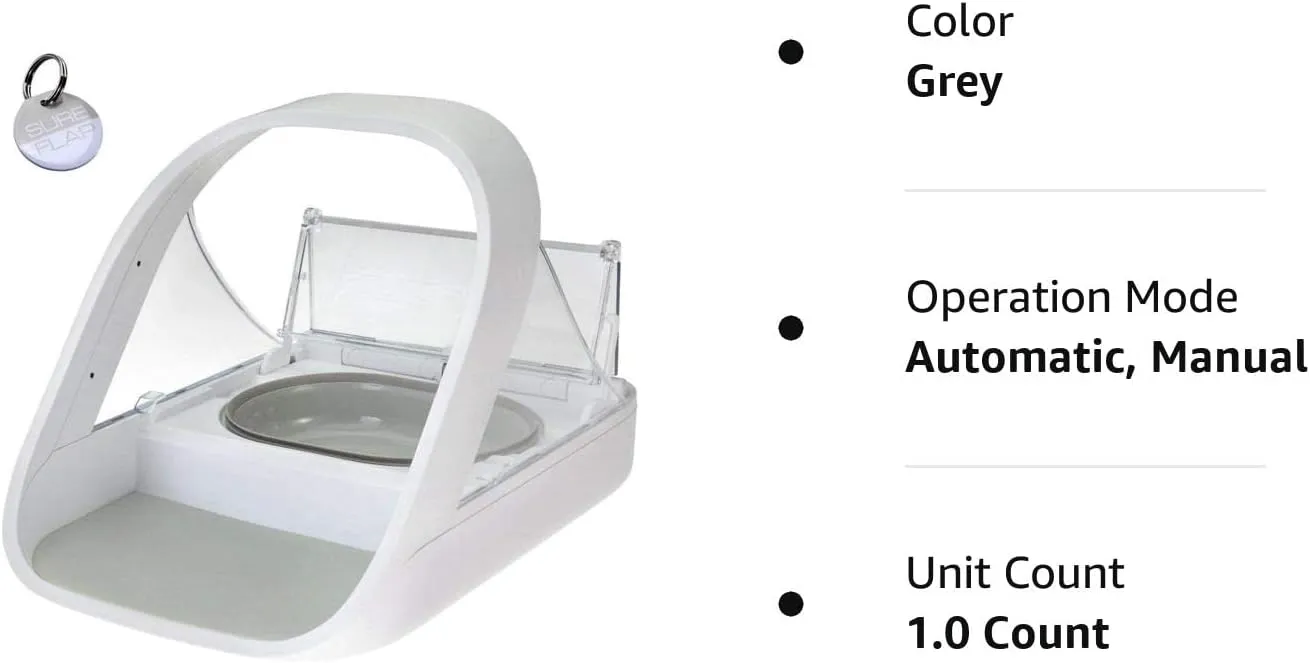 Automatic Pet Feeder -Microchip Pet Feeder - MPF001 - Suitable for Both Wet and Dry Food - Bonus eOutletDeals Pet Towel – Bild 8