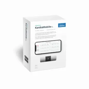 Alternative view of KardiaMobile 6L Personal EKG Monitor with Most Smartphones