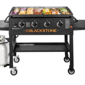 Alternative view of Blackstone 4-Burner 36" Griddle Cooking Station with Side Shelves