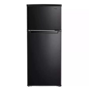 Alternative view of 4.5 cu. ft. 2 Door Mini Refrigerator in Stainless Look with Freezer
