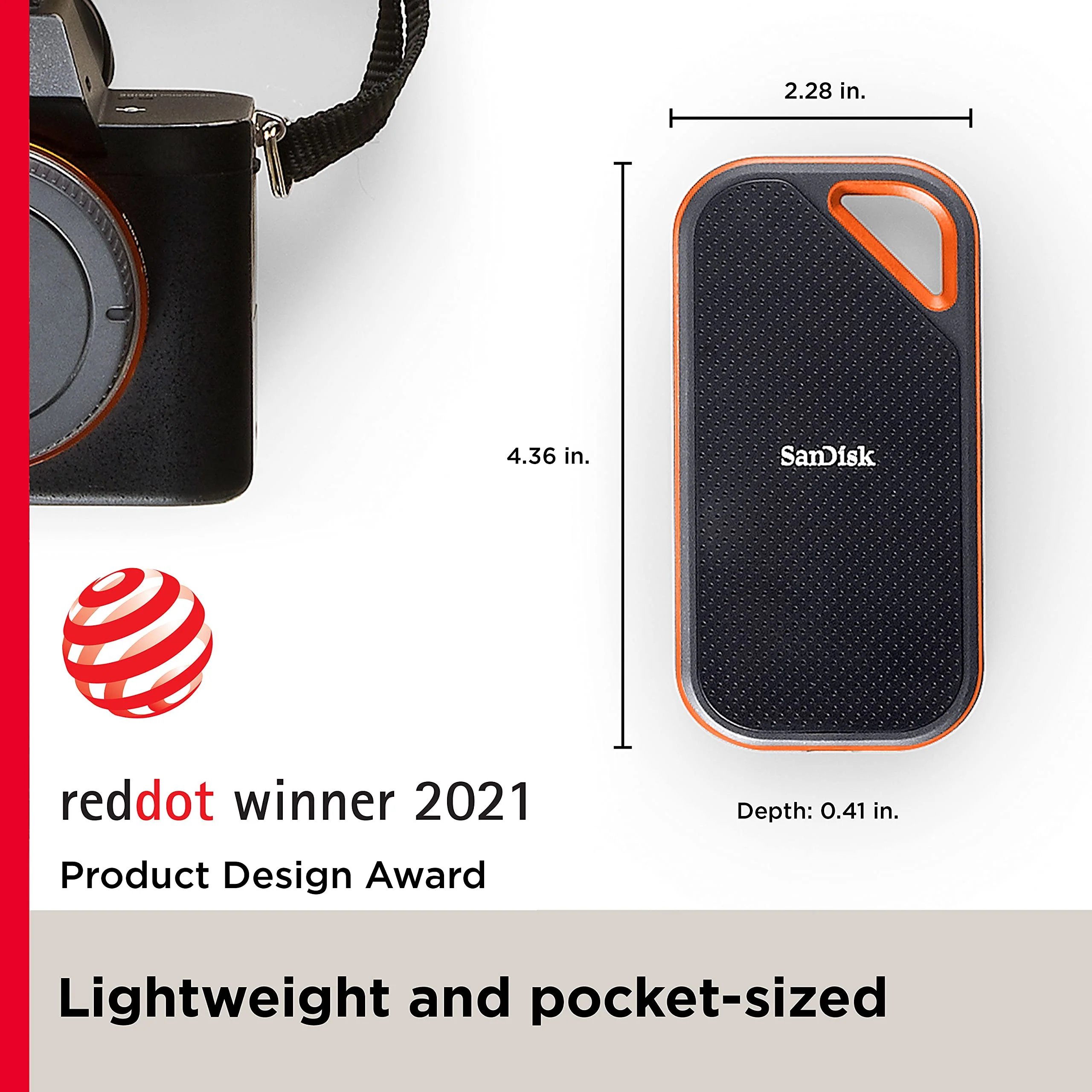 Alternative view of SanDisk 1TB Extreme PRO Portable SSD - Up to 2000MB/s