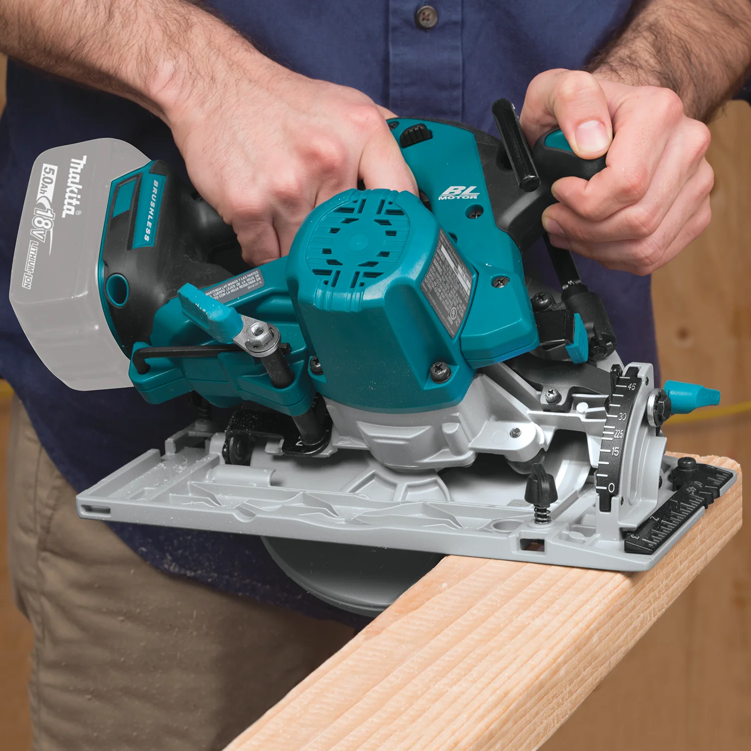 Makita 18V 6.5 Inch Brushless Cordless Circular Saw Factory Serviced (Tool Only) – Bild 8