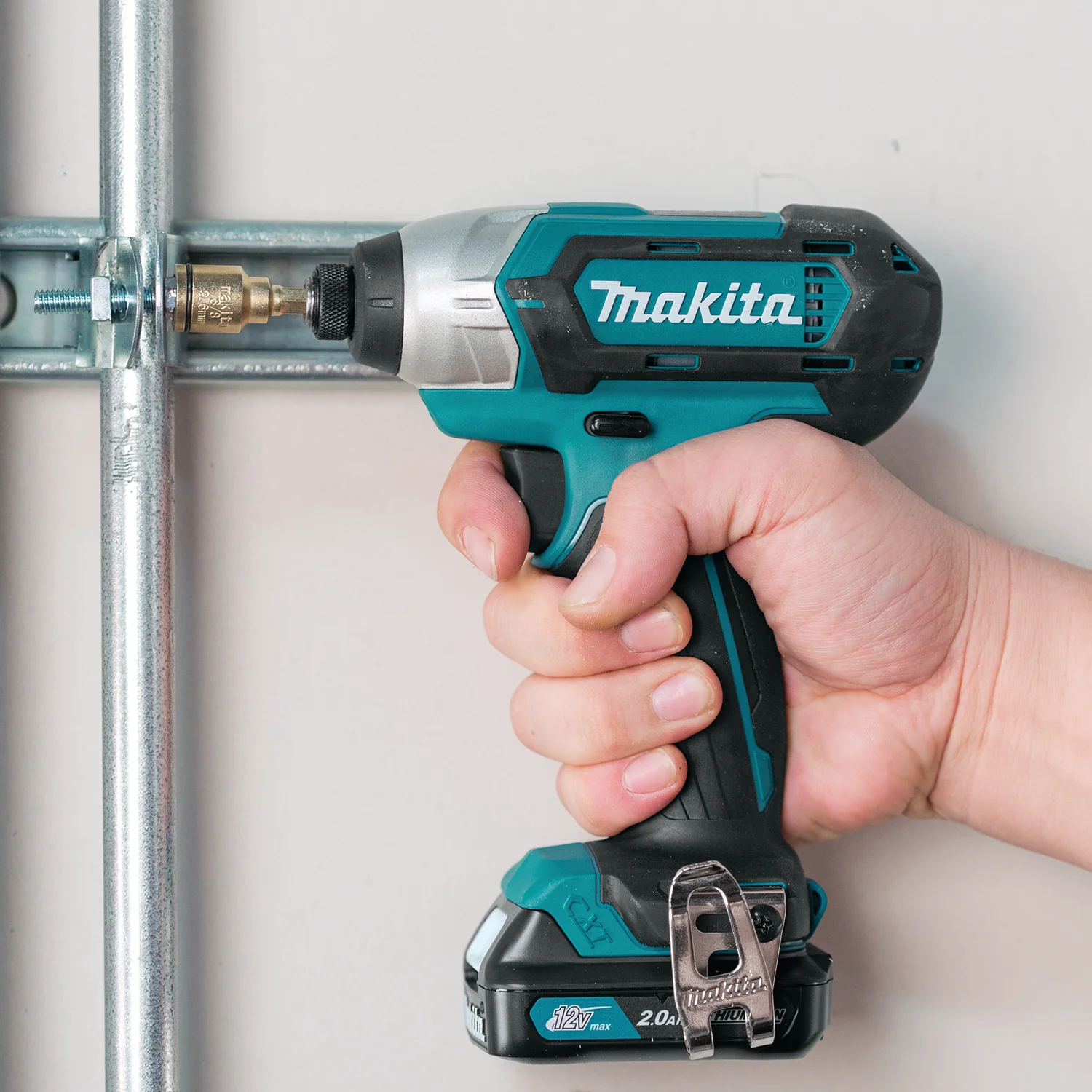 Makita 12 Volt CXT Cordless Impact Driver Kit (2.0Ah) Factory Serviced – Bild 7