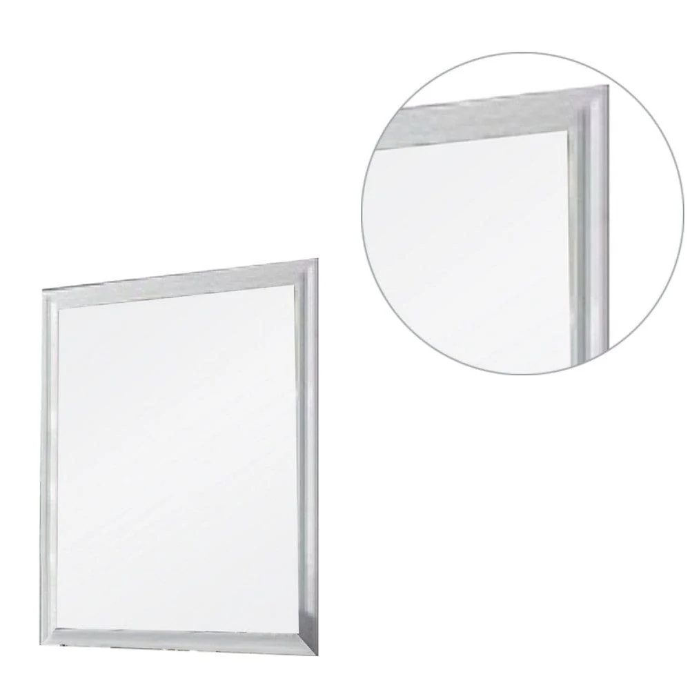 Tyra 39 Inch Wall Mirror,Rectangular Wood Frame,White By Casagear Home – Bild 3