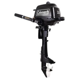 2.6 hp Outboard Motor with Short Shaft,Black