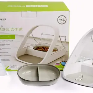 Alternative view of Automatic Pet Feeder -Microchip Pet Feeder - MPF001 - Suitable for Both Wet and Dry Food - Bonus eOutletDeals Pet Towel