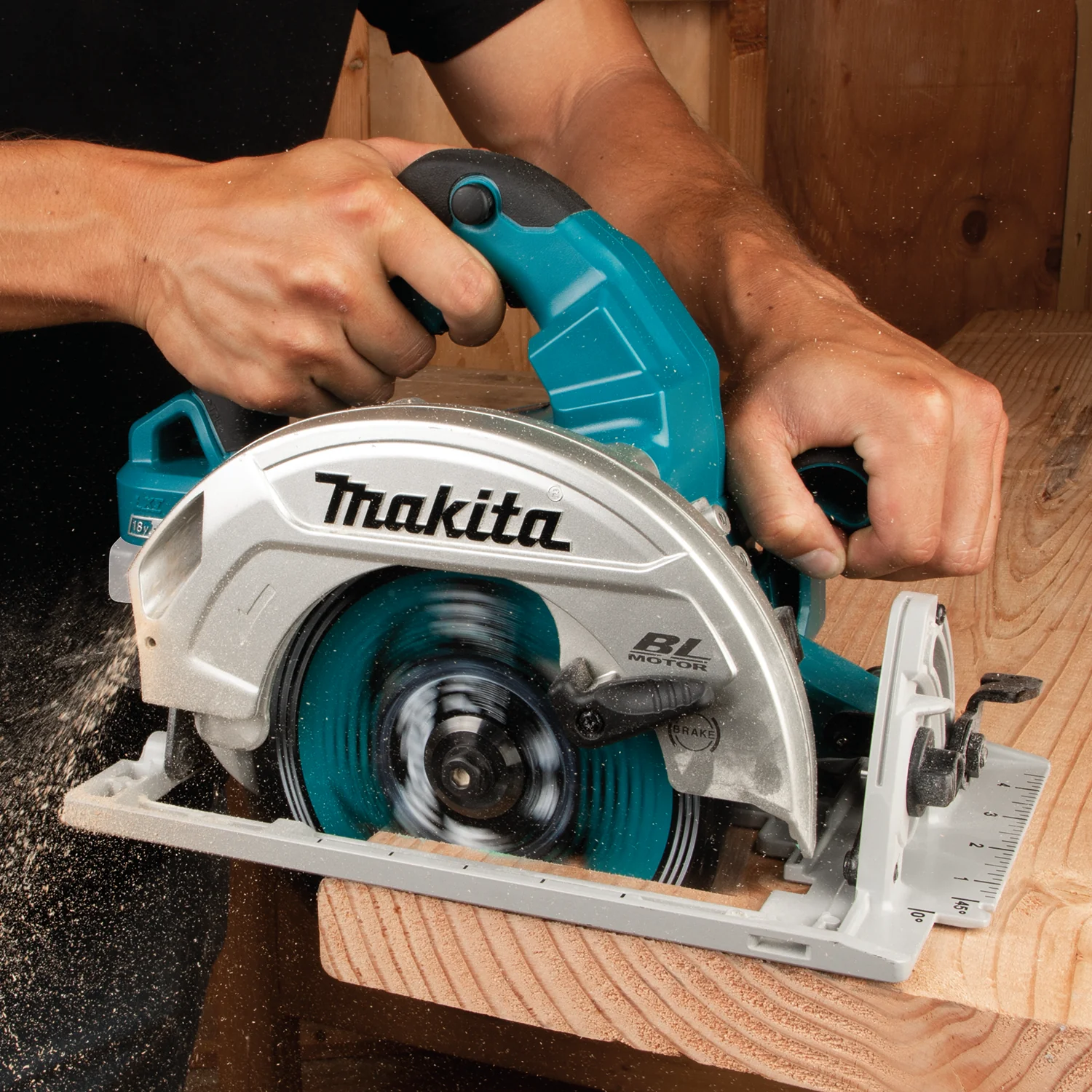 Makita 36 Volt LXT Brushless 7 1/4 Inch Circular Saw Factory Serviced (Tool Only) – Bild 9