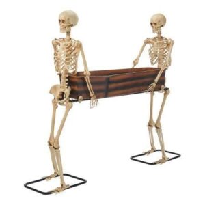 Way to Celebrate 5 Foot Skeleton Duo Carrying Coffin