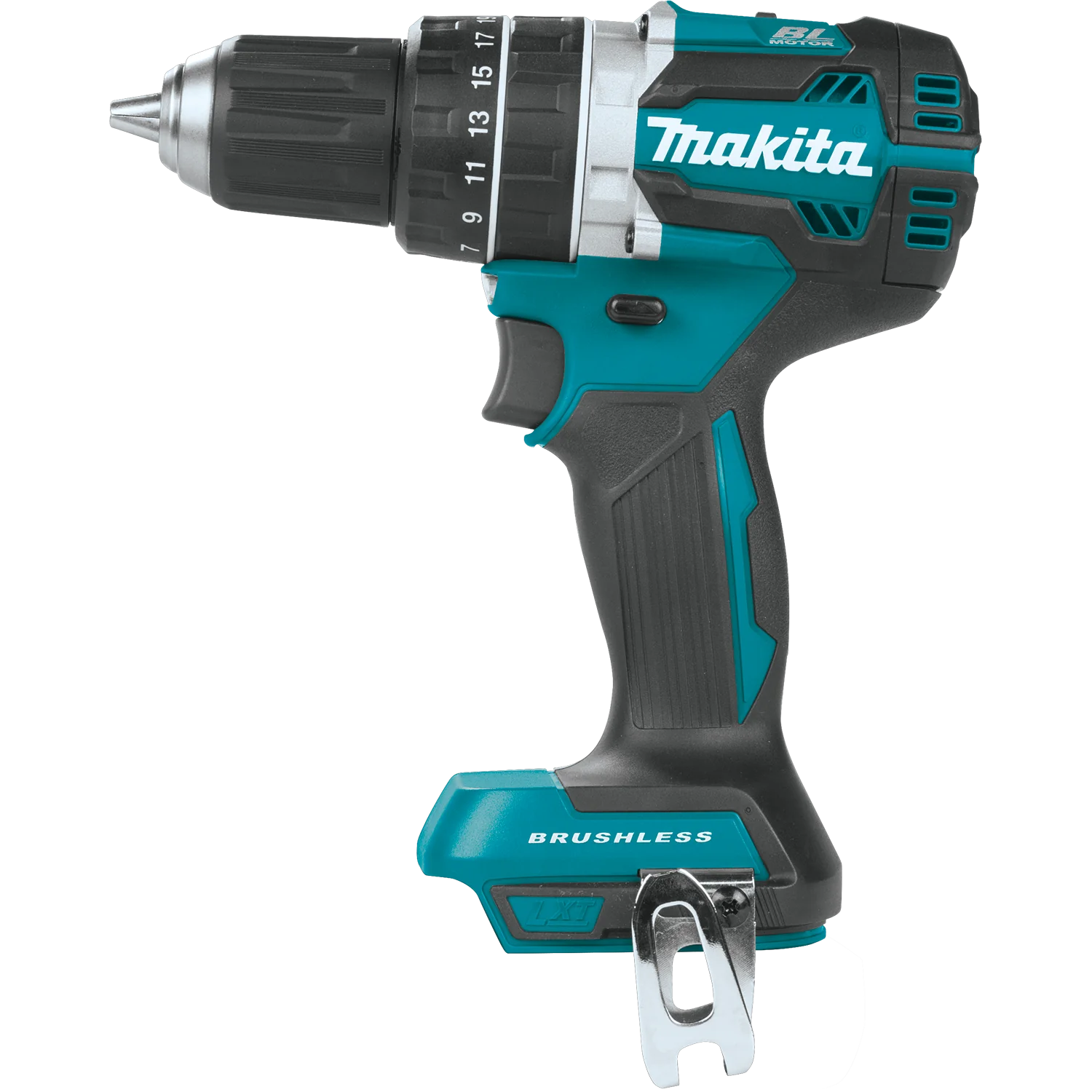 Alternative view of Makita 18 Volt LXT Lithium Ion Compact Brushless Cordless 1/2 Inch Hammer Driver Drill Factory Serviced (Tool Only)